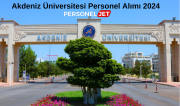 Akdeniz Üniversitesi 263 Sözleşmeli Personel Alımı Yapıyor 2024